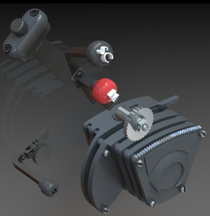 F6F Hellcat complete cockpit 1-4 scale 3D print model_32