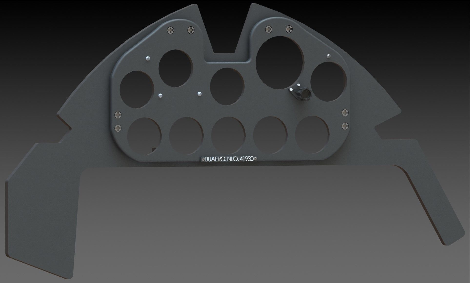 F6F Hellcat complete cockpit 1-4 scale 3D print model_37