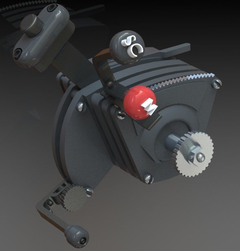 F6F Hellcat complete cockpit 1-4 scale 3D print model_10