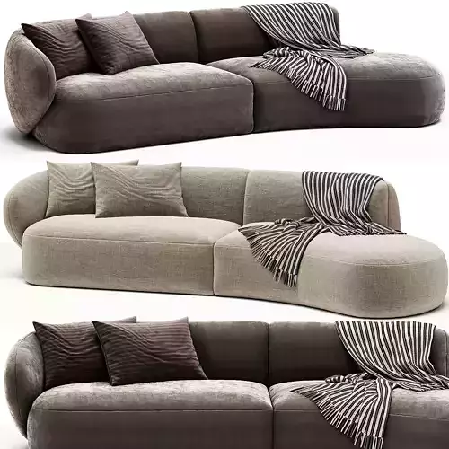 SWELL Sofa With Chaise Longue By Grado Design