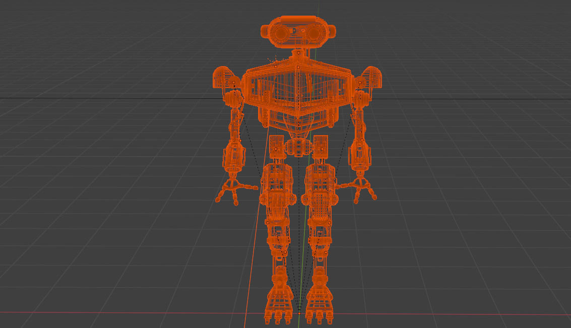 Robot Dieselpunk 3D model_5
