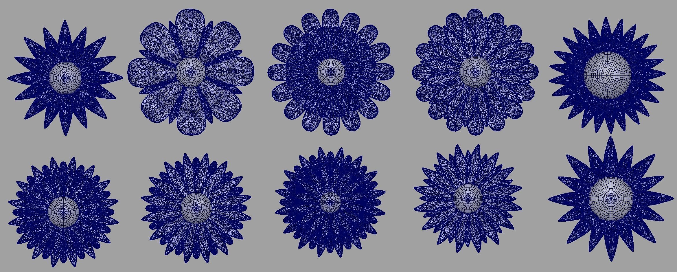 Flower Collection 3D print model_10