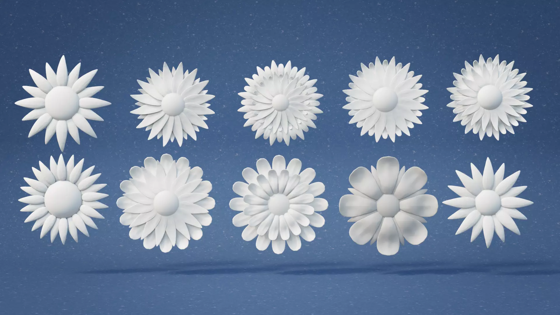 Flower Collection 3D print model_0