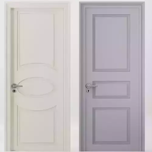 interior door set3 3D model