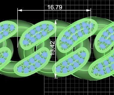 Cuban Chain Necklace 3D print model_9