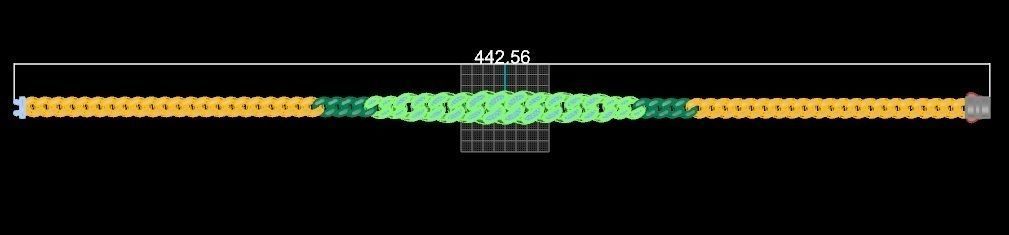 Cuban Chain Necklace 3D print model_3