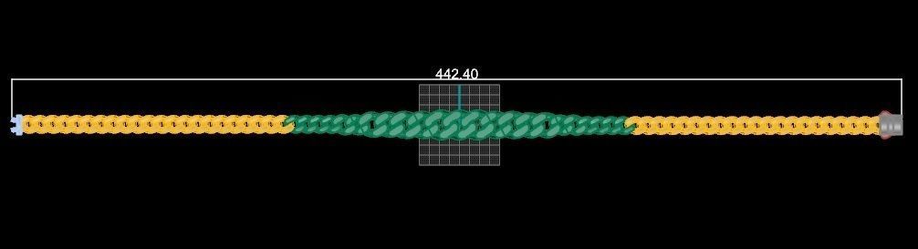  Cuban Chain Necklace  3D print model_3