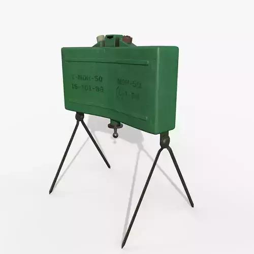 Mine MON-50 Low-poly 3D model