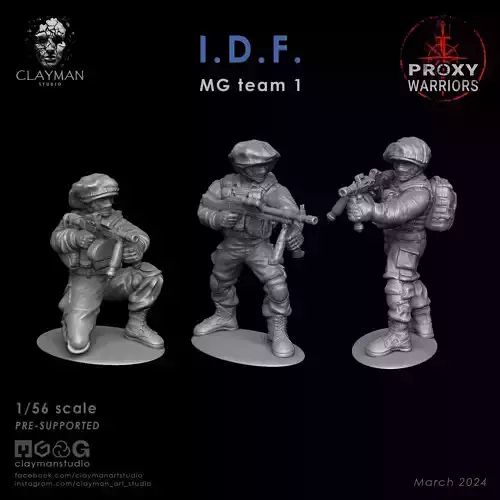 IDF MG Team 1  1 56 scale