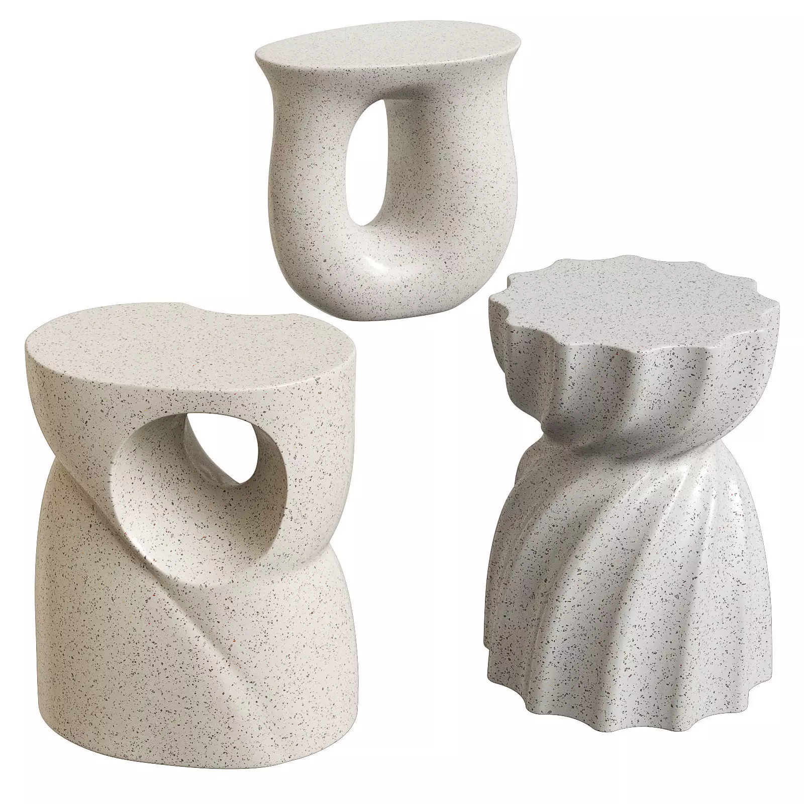 Ceramic tables Urban Outfitters 3D model