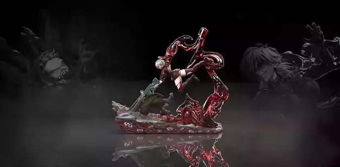 Seras Victoria From Hellsing - Anime - STL File  3D print model