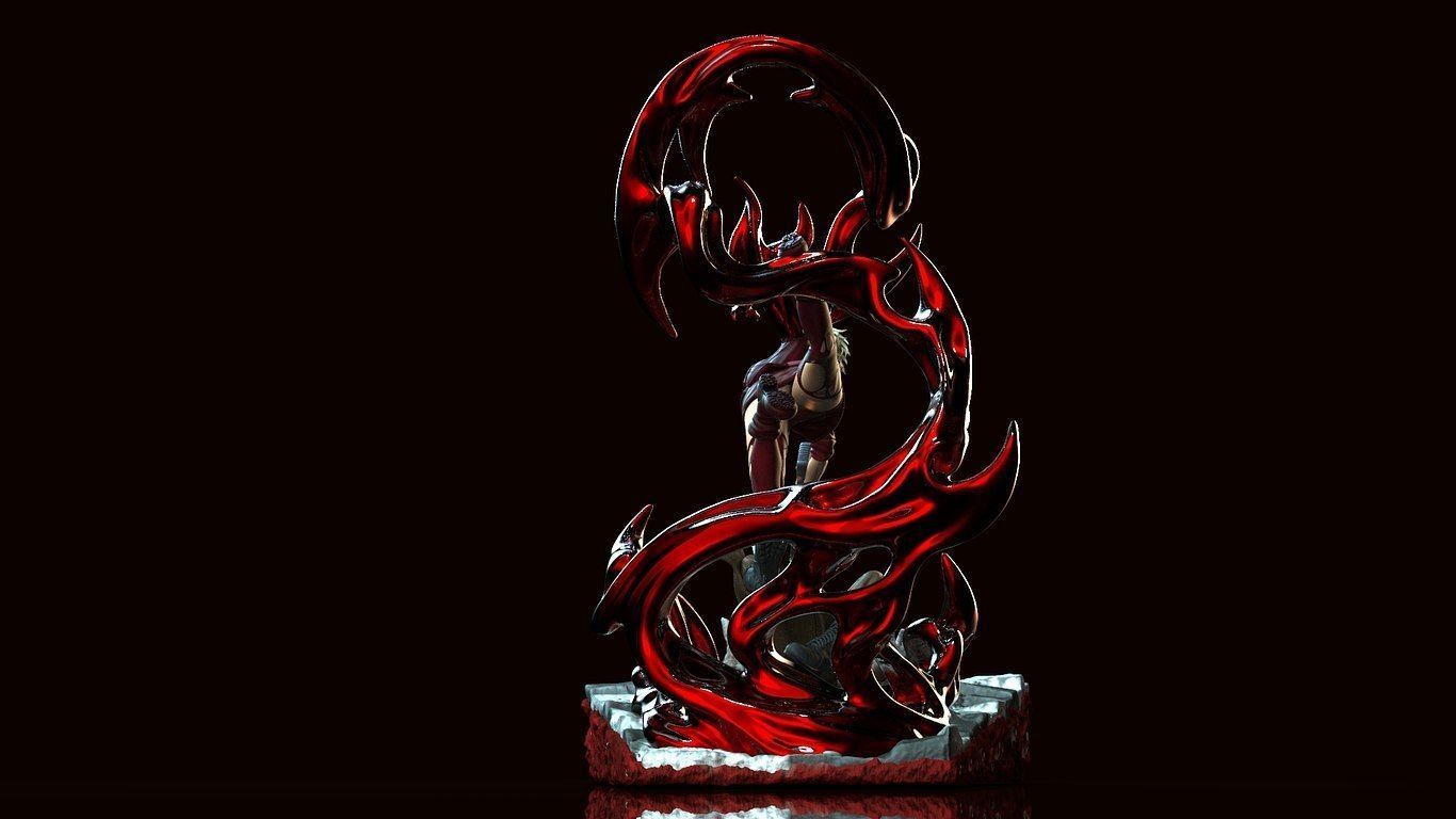 Seras Victoria From Hellsing - Anime - STL File 3D print model_1