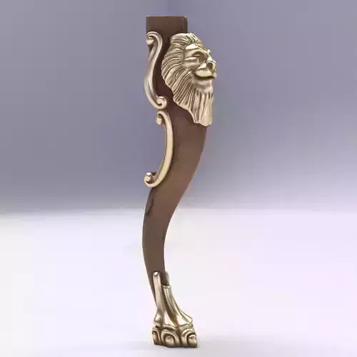 LION LEG FURNITURE CNC CARVING MILLING MODEL