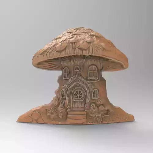 Fairy Mushroom House Home 3D print model