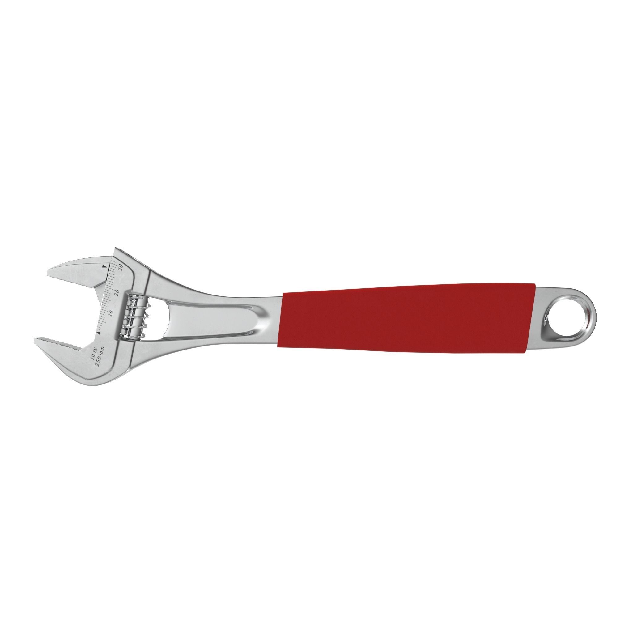 10 Adjustable Wrench Low-poly 3D model_7