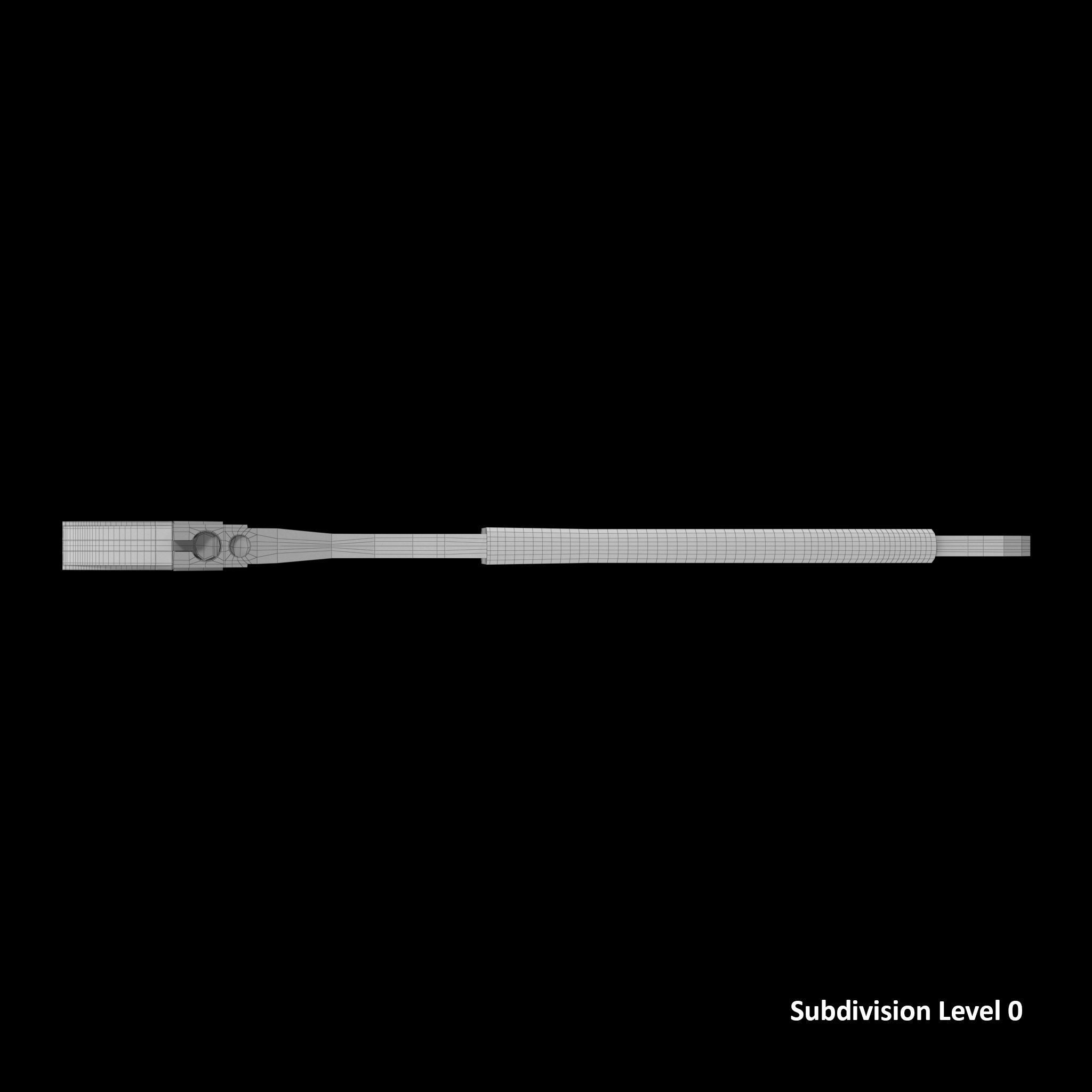 10 Adjustable Wrench Low-poly 3D model_9