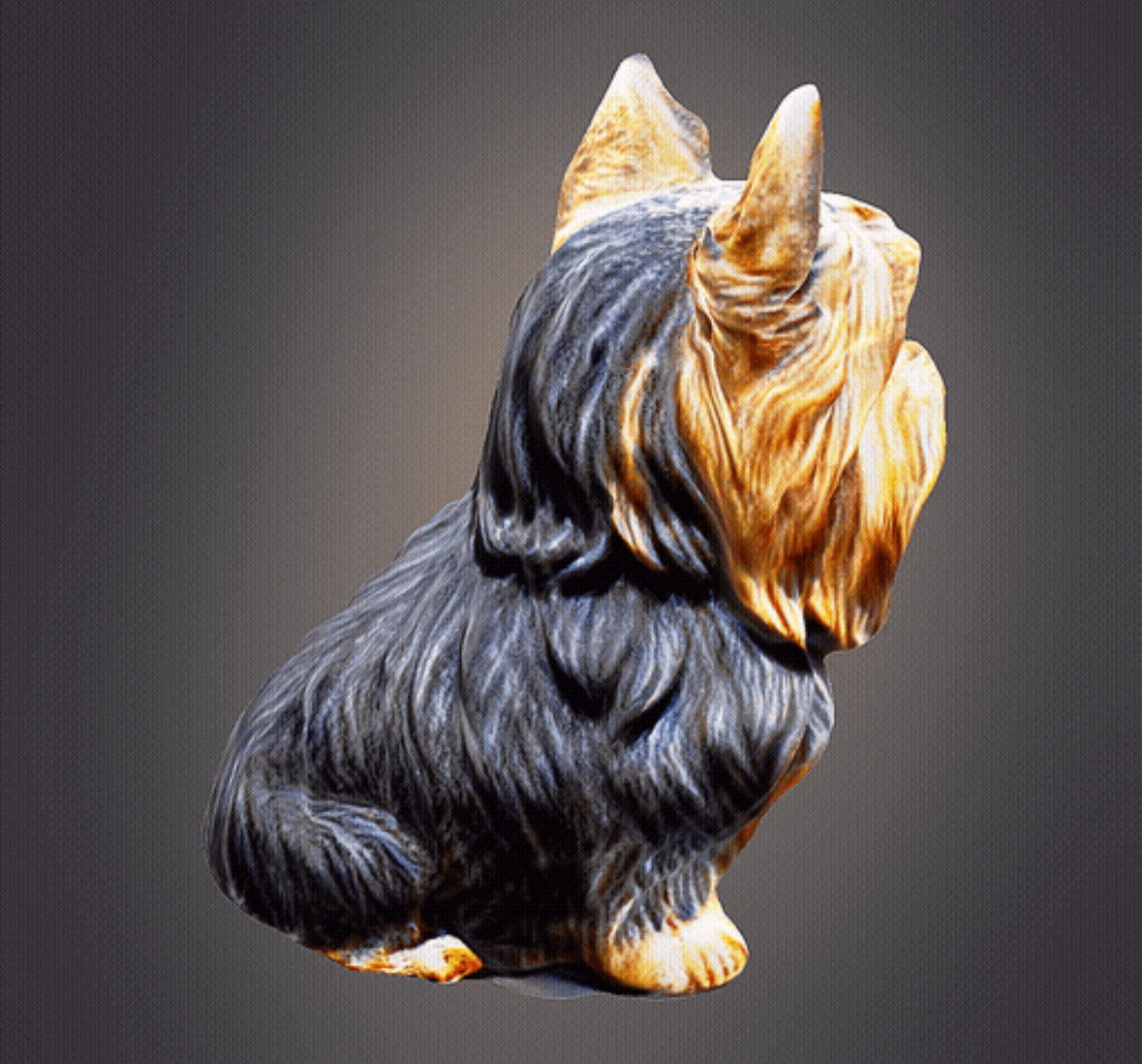 Yorkshire terrier 3D print model_2