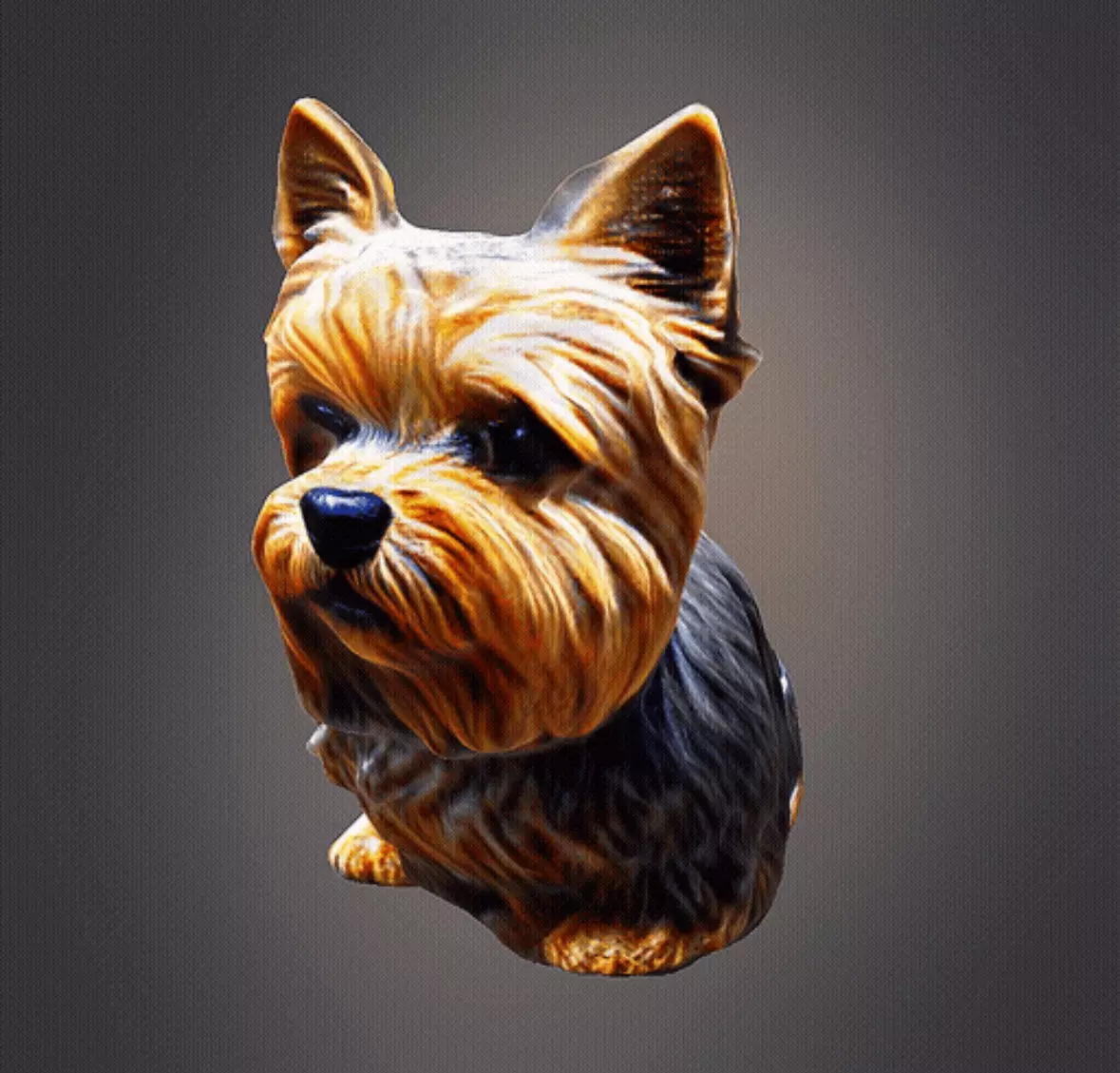 Yorkshire terrier 3D print model_0