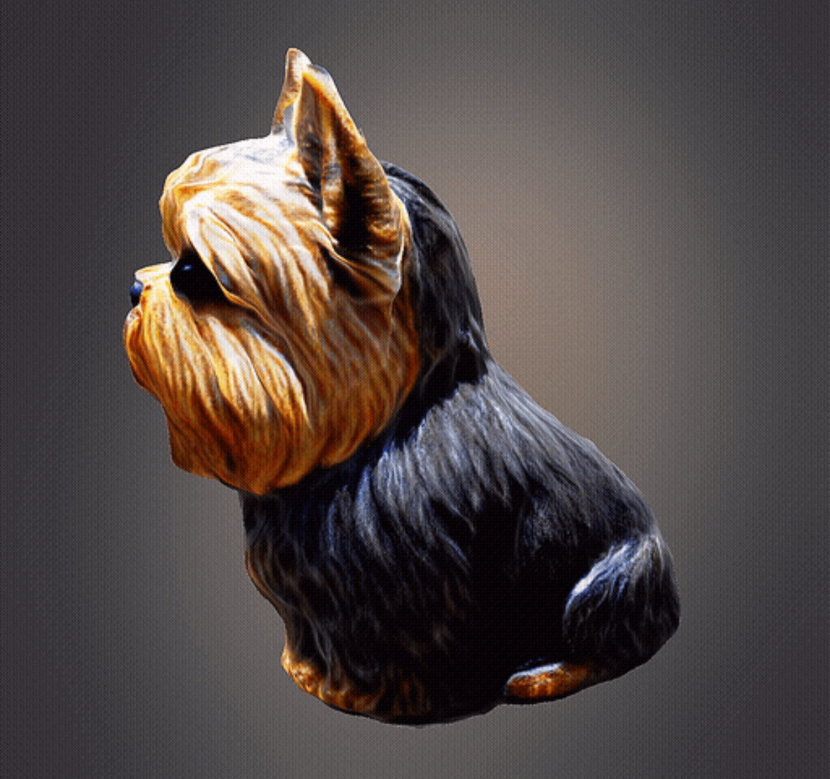 Yorkshire terrier 3D print model_5