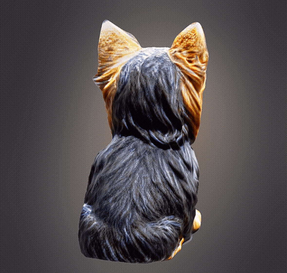 Yorkshire terrier 3D print model_3