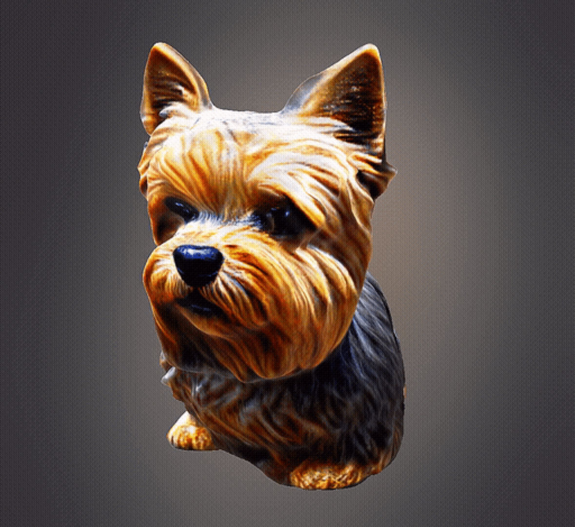 Yorkshire terrier 3D print model_6