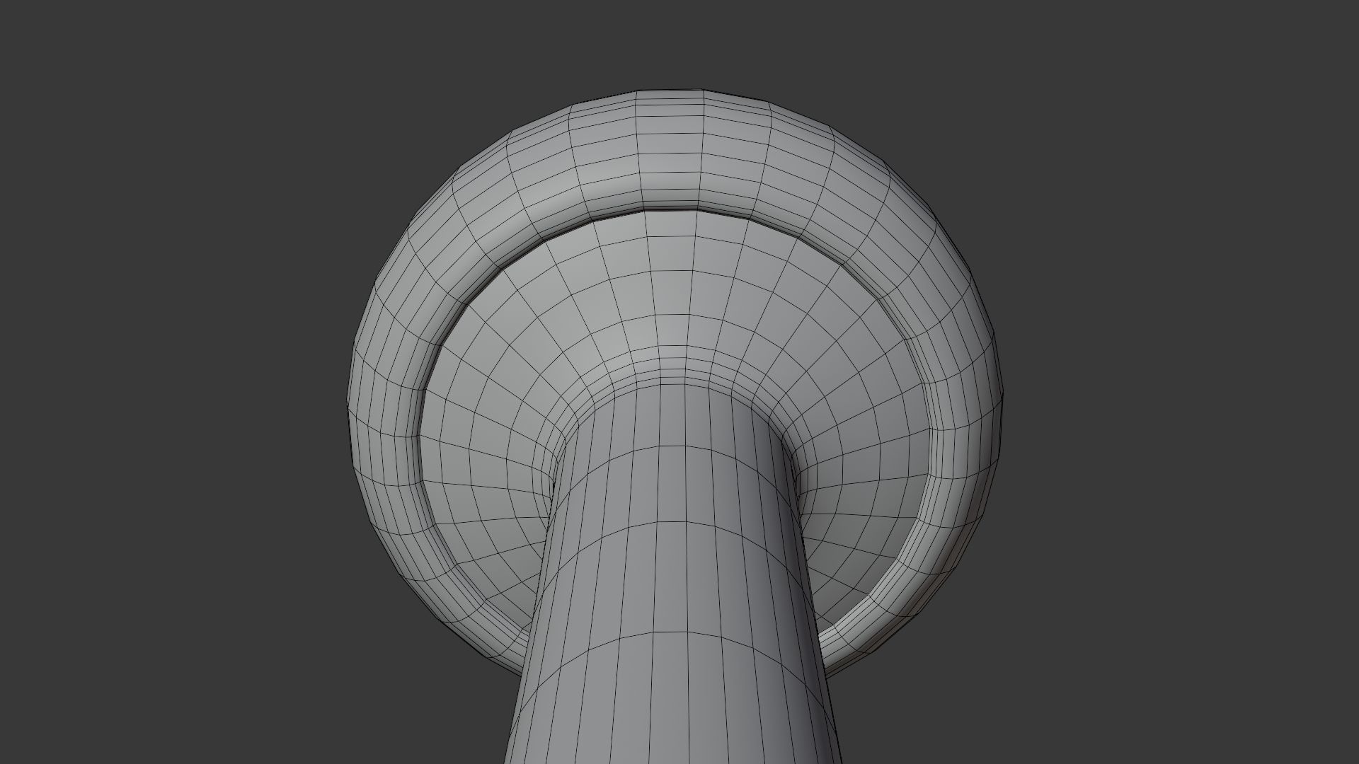 Psilocybe Cubensis Low-poly 3D model_8