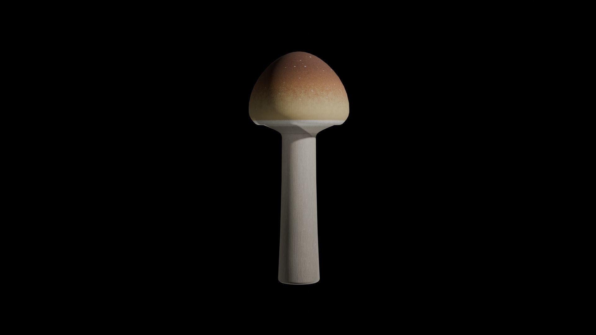 Psilocybe Cubensis Low-poly 3D model_1