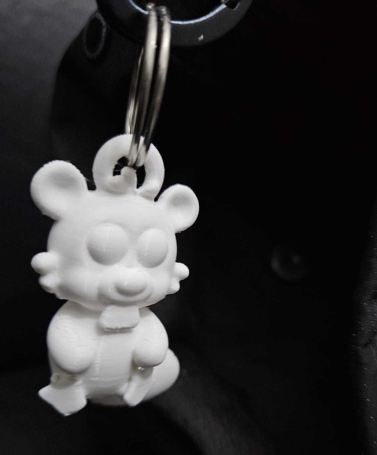 Beaver Keychain 3D print model_11