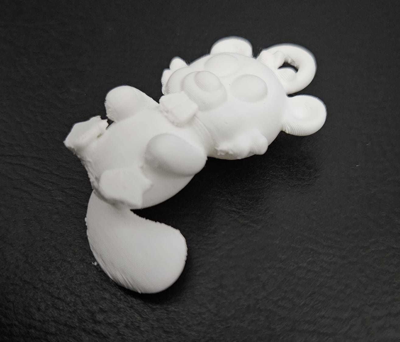 Beaver Keychain 3D print model_9