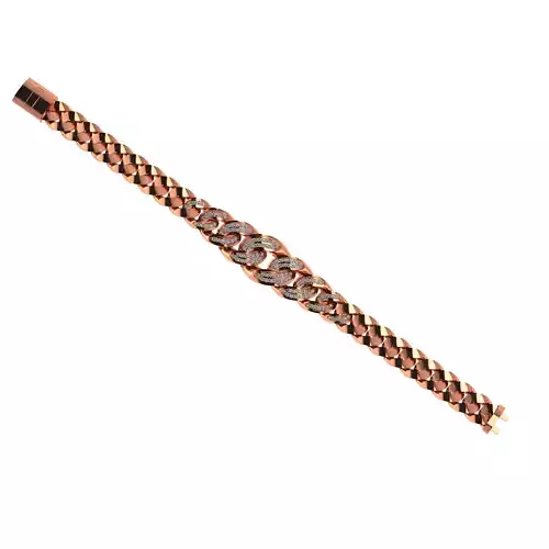 20 - 15 Cuban Chain Bracelet 3D print model