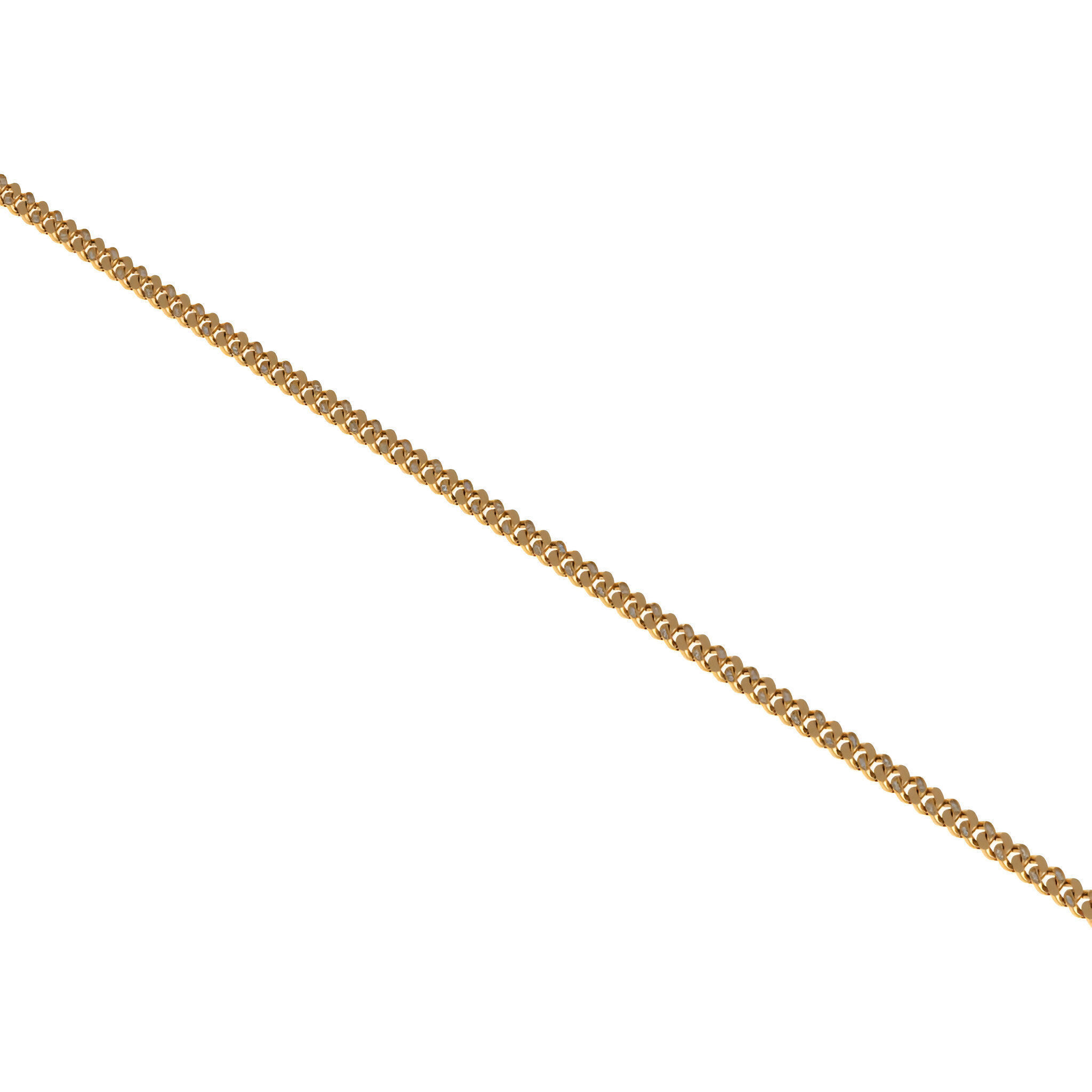 10- 9 MM Cuban Chain Necklace 3D print model_1