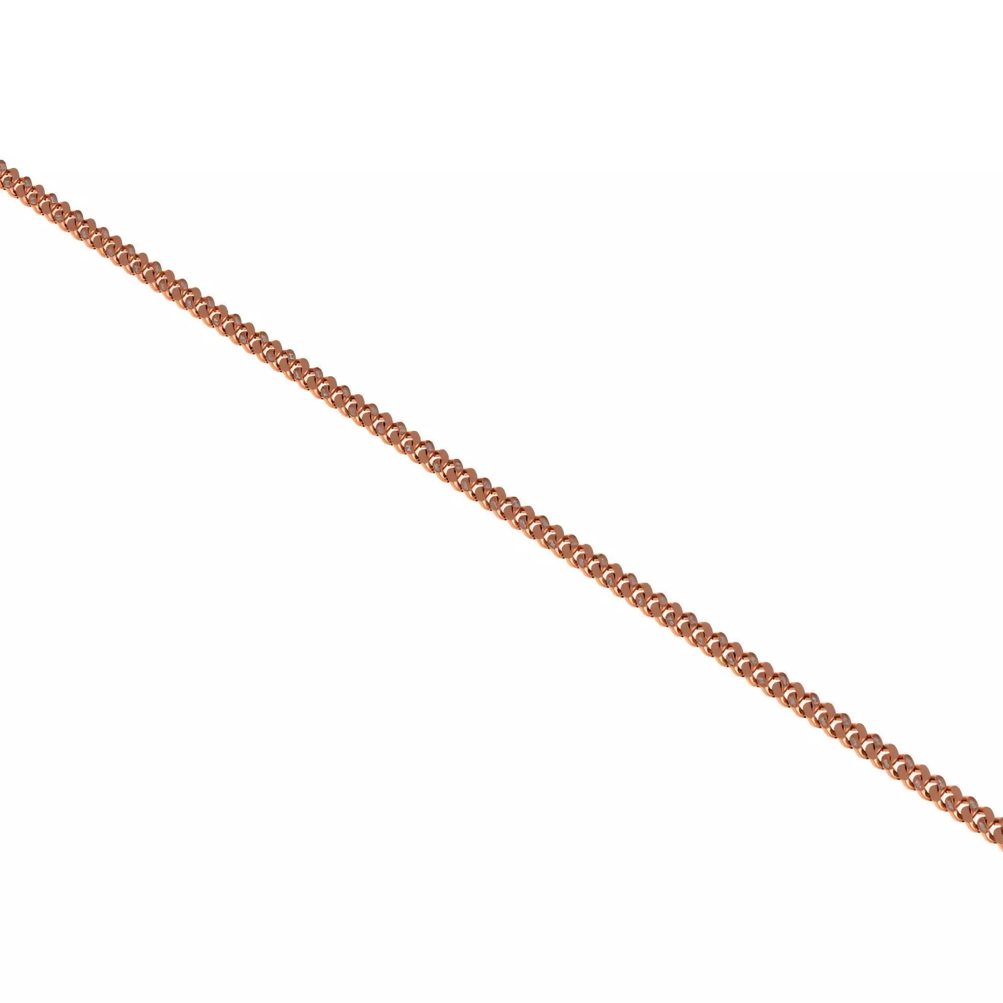 10- 9 MM Cuban Chain Necklace 3D print model_0