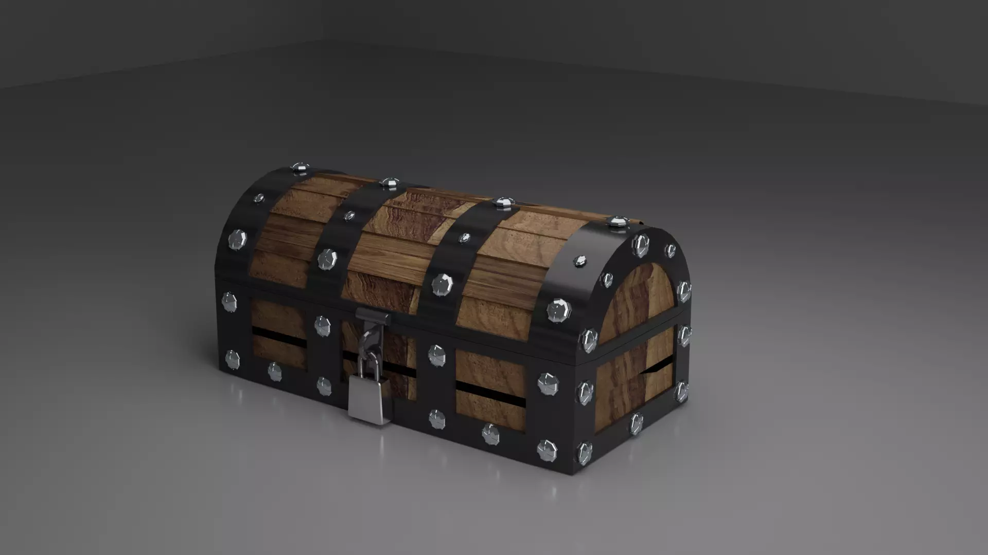 chest and safe Low-poly Free low-poly 3D model