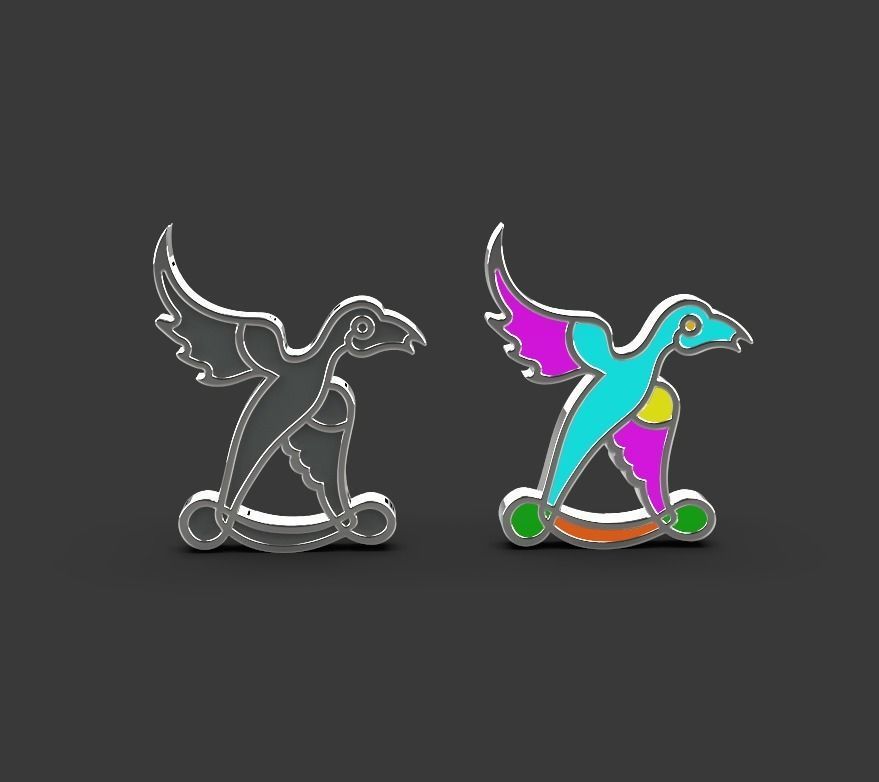 Armenian letters 3D print model_1