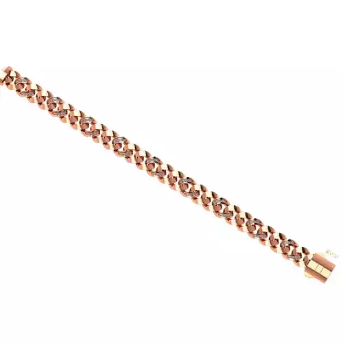 11 - 9 MM Cuban Chian Bracelet 3D print model