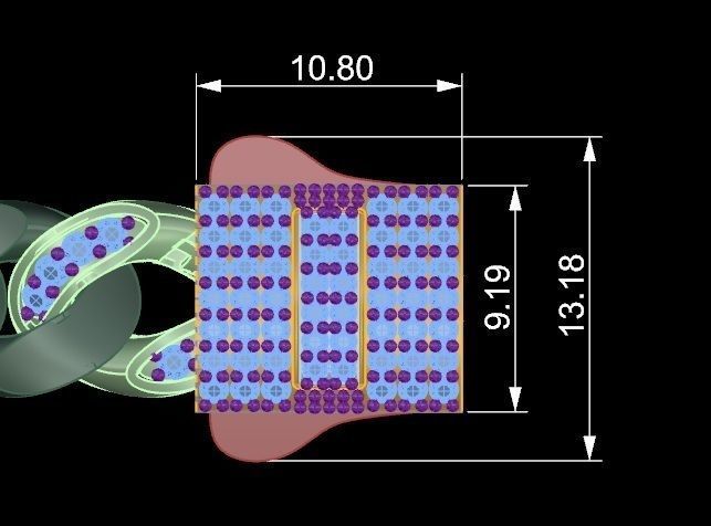 11-8 MM Cuban Chain Bracelet 3D print model_7