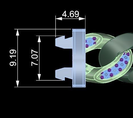 11-8 MM Cuban Chain Bracelet 3D print model_4