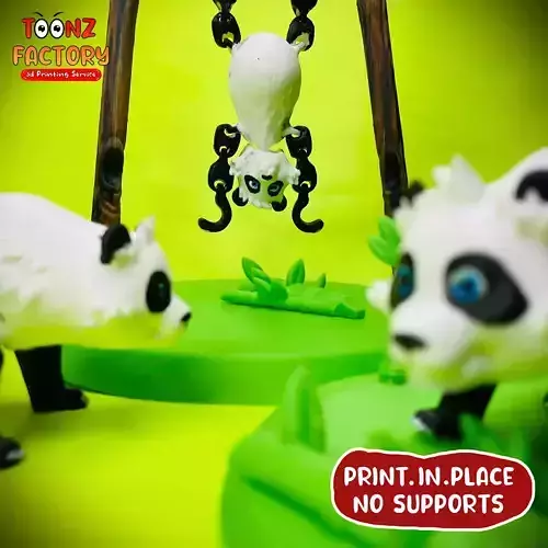 FLEXI PRINT-IN-PLACE CUTE PANDA ARTICULATED