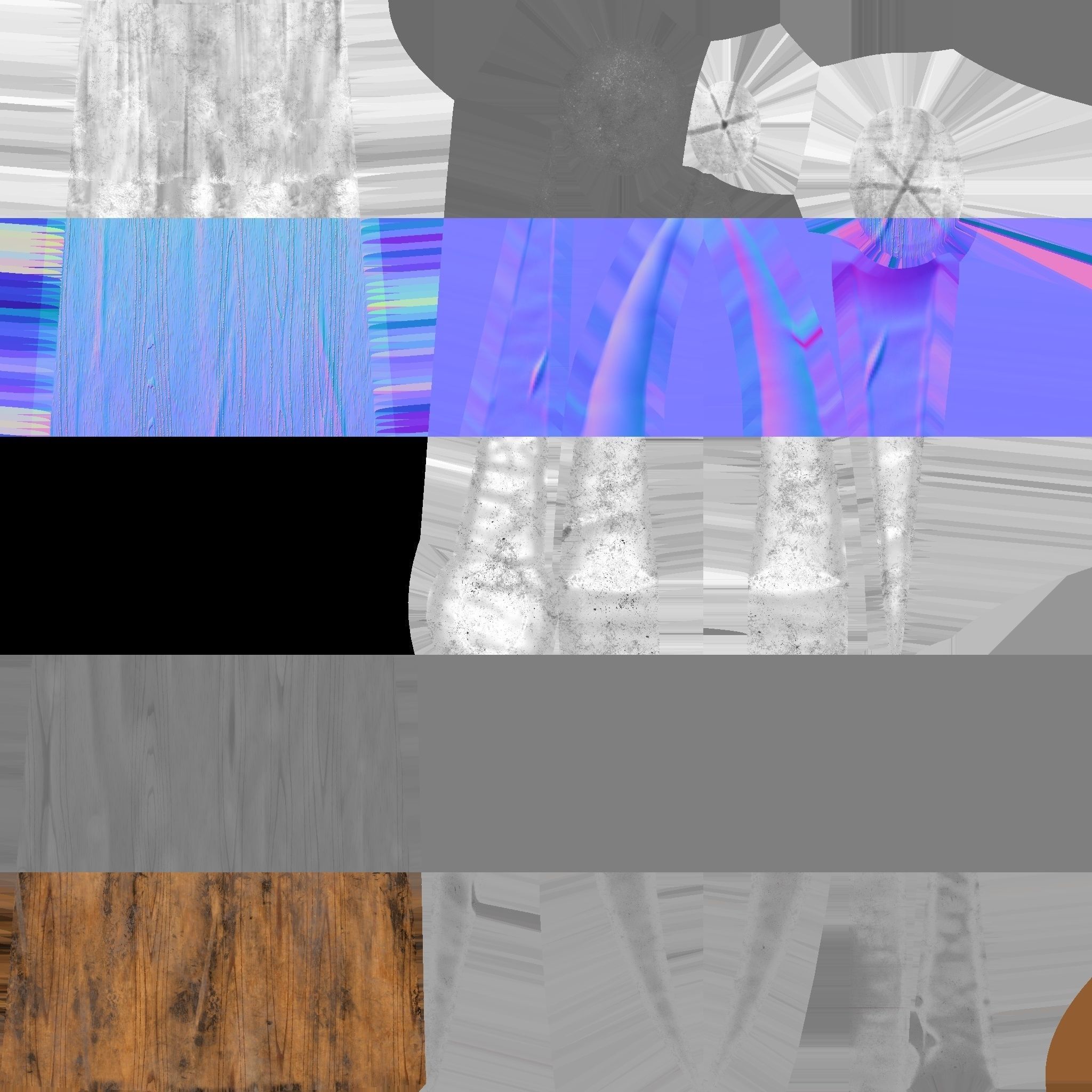 Mining Pickaxe Low-poly 3D model_24