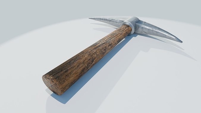 Mining Pickaxe Low-poly 3D model