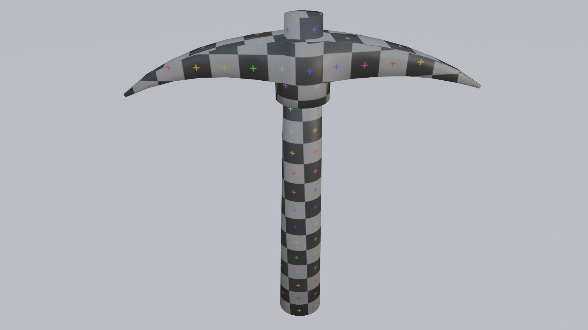 Mining Pickaxe Low-poly 3D model_22