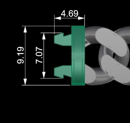 10 - 9 MM Cuban Chain Bracelet 3D print model_5