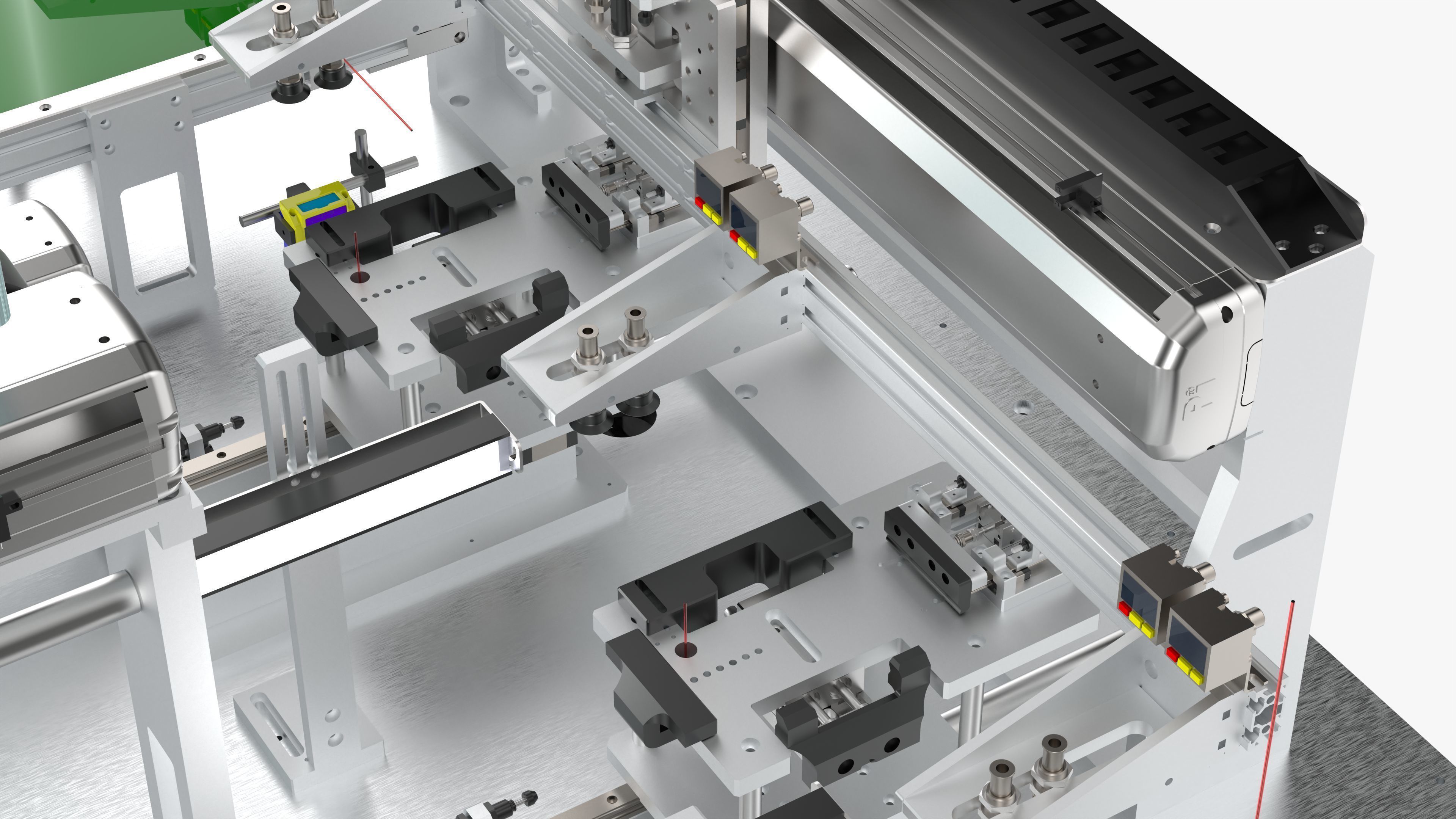 Automatic Power Battery Detection Machine 3D model_16