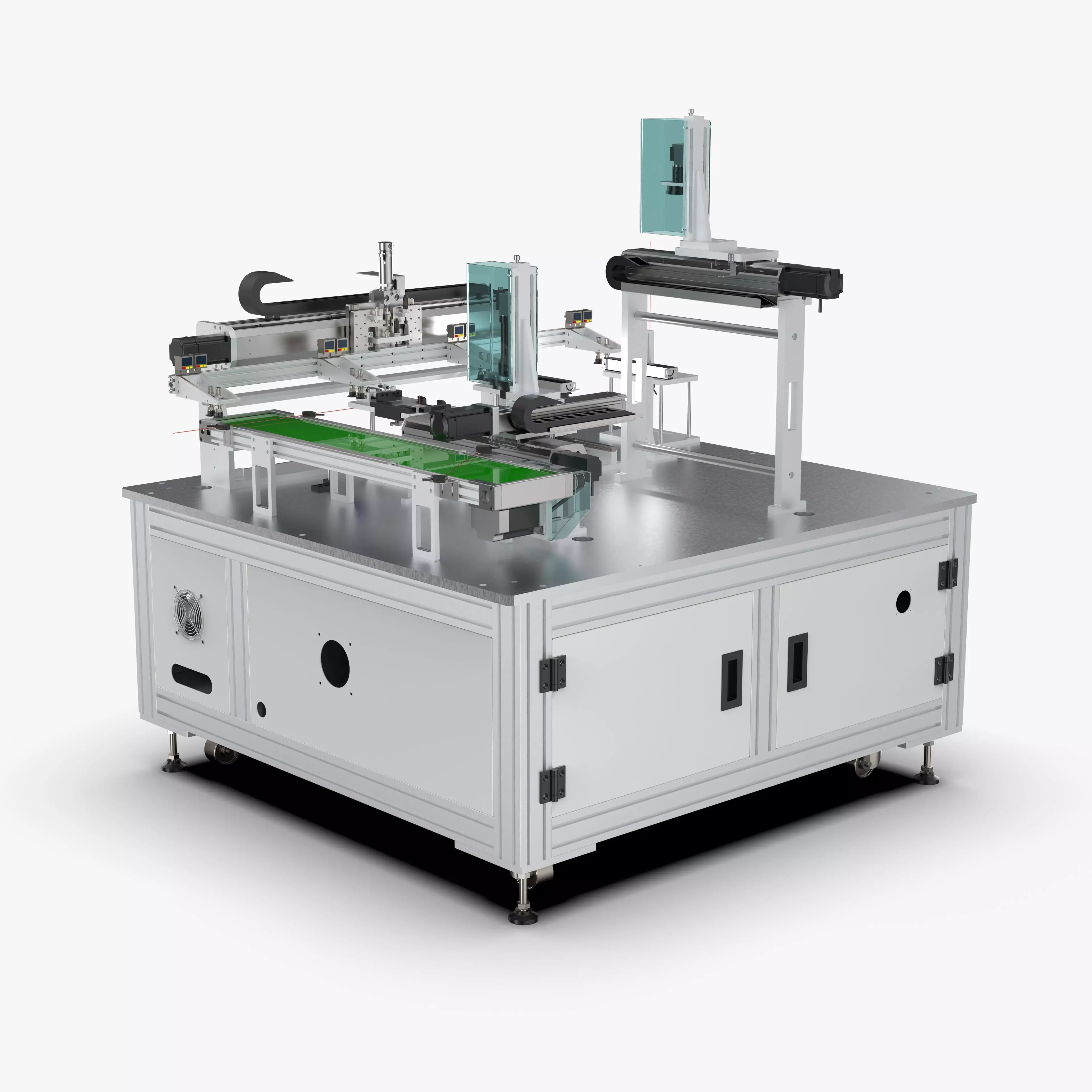 Automatic Power Battery Detection Machine 3D model_0