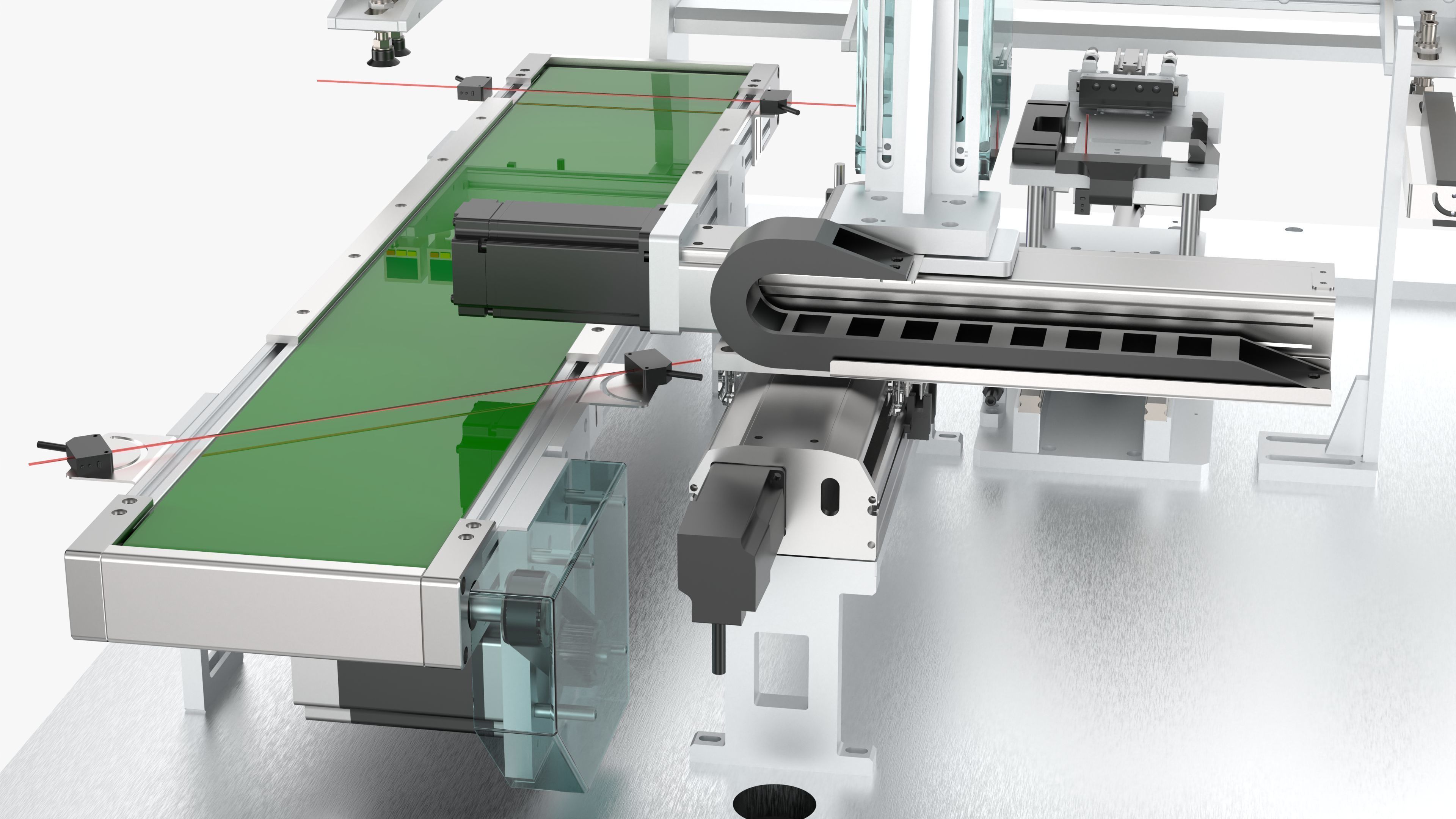 Automatic Power Battery Detection Machine 3D model_13