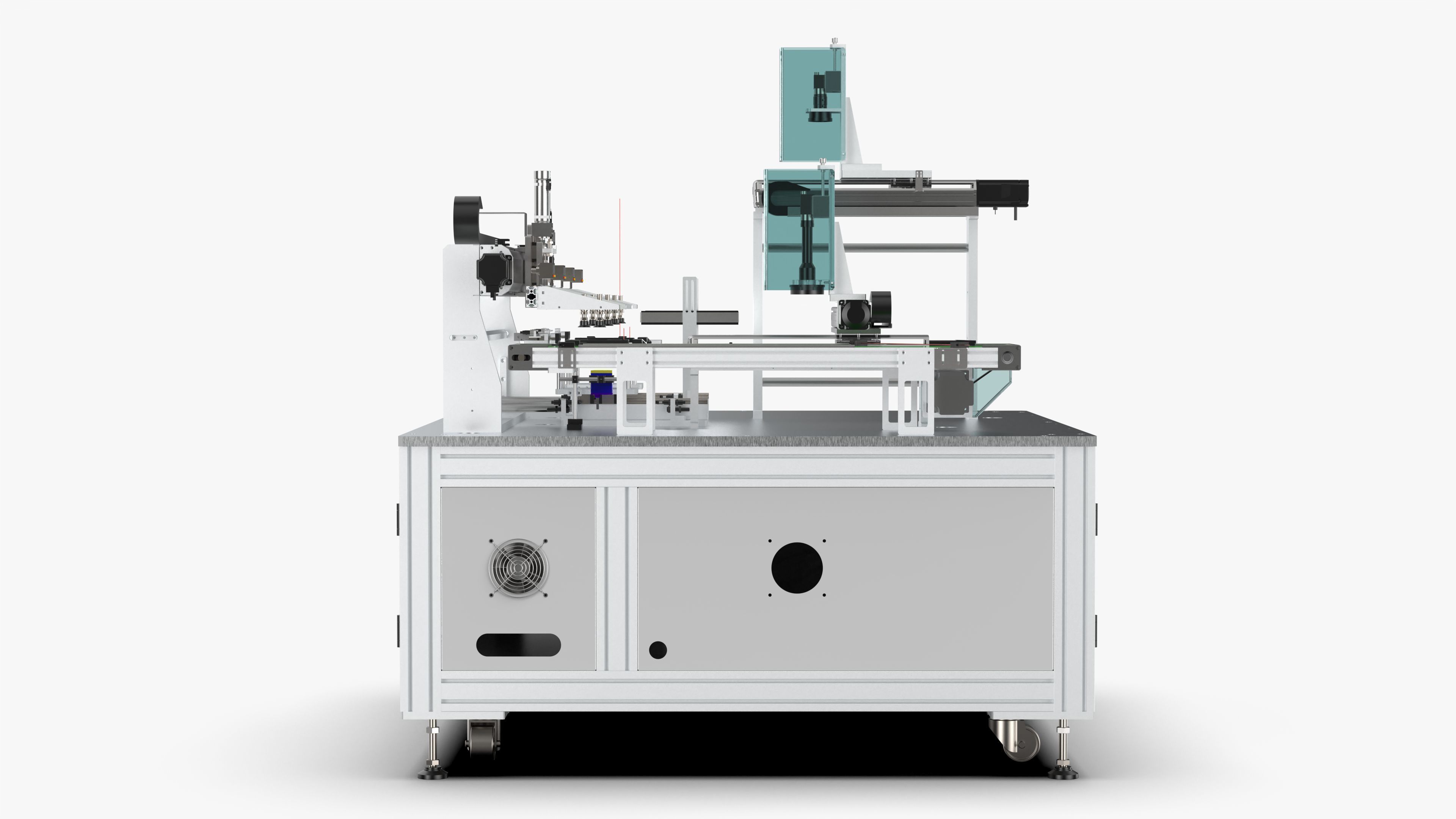 Automatic Power Battery Detection Machine 3D model_6