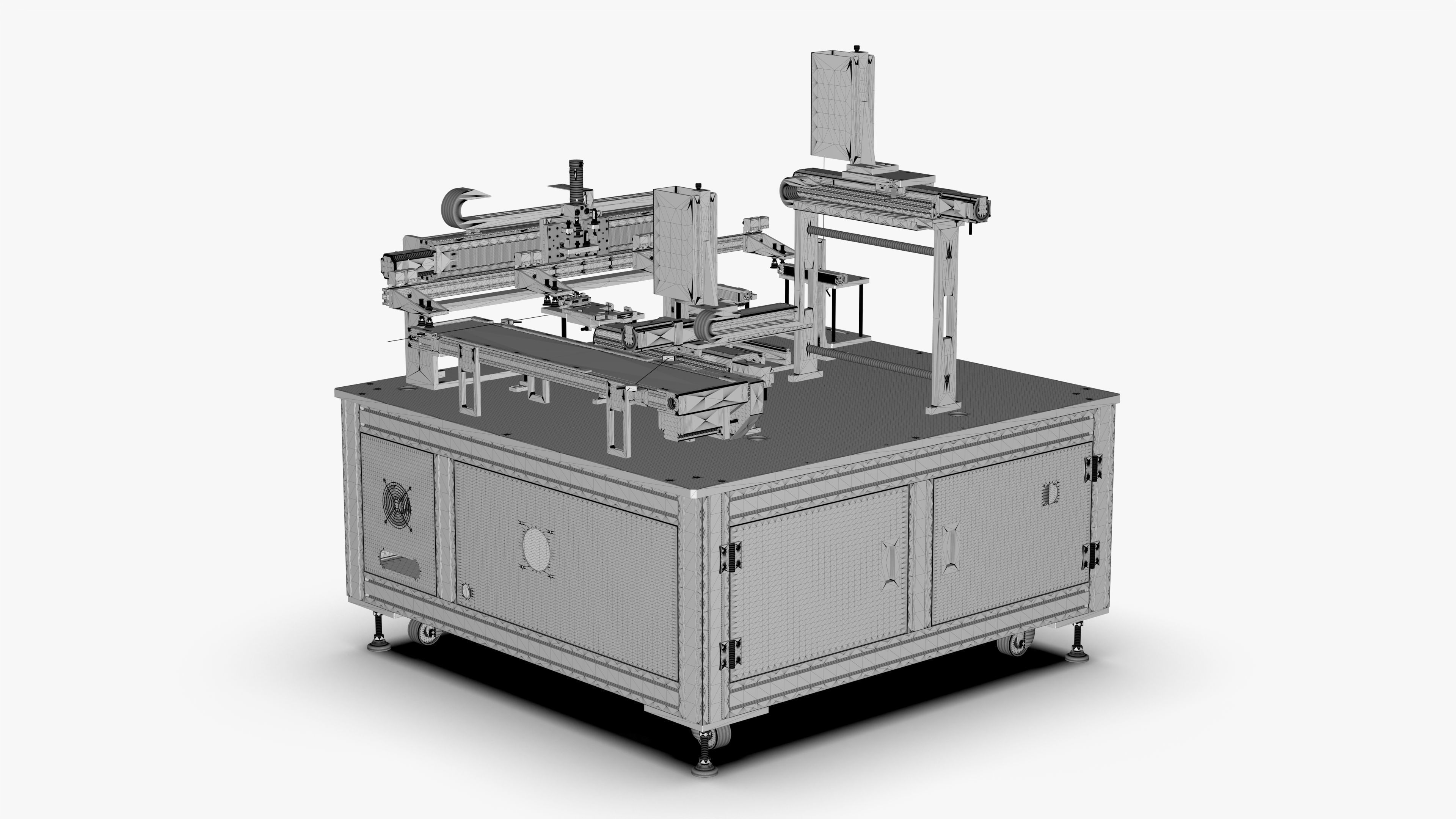 Automatic Power Battery Detection Machine 3D model_21