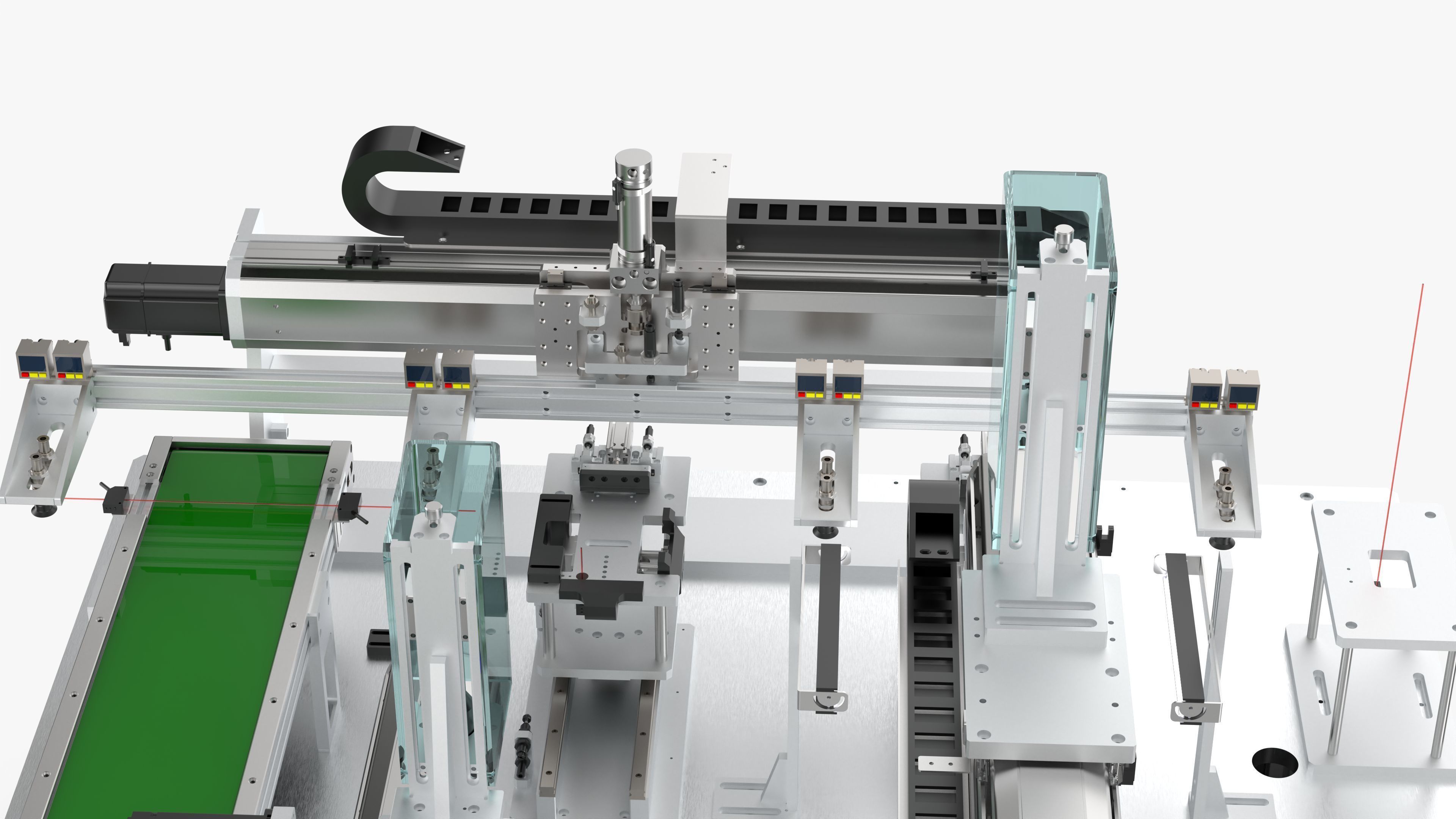 Automatic Power Battery Detection Machine 3D model_14