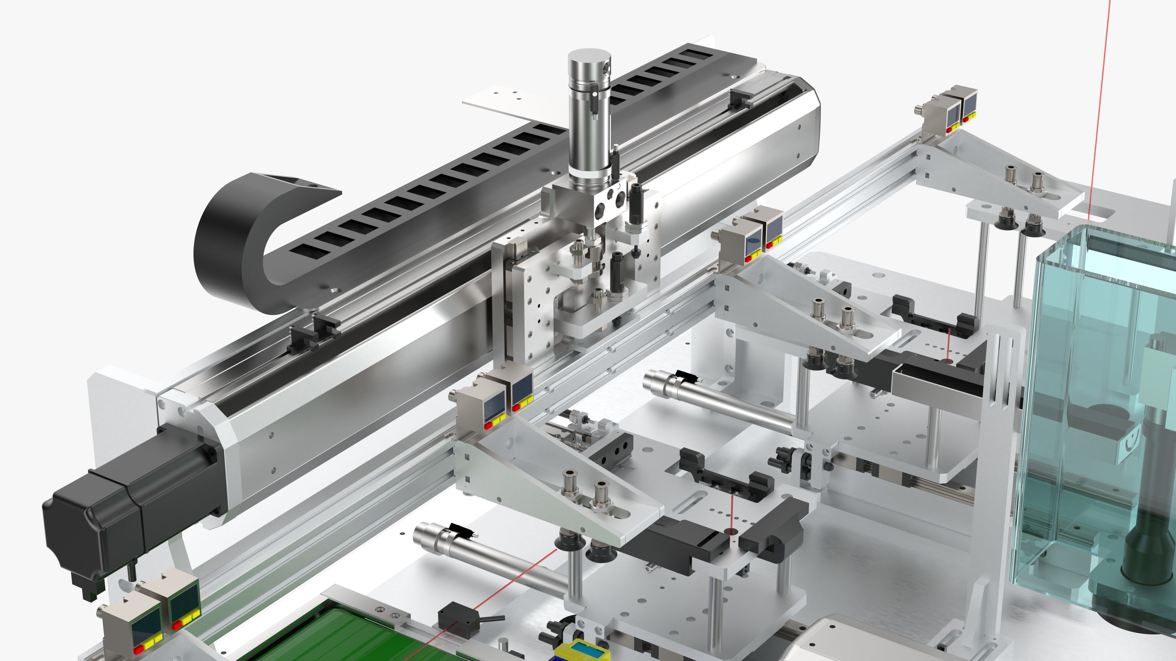 Automatic Power Battery Detection Machine 3D model_20