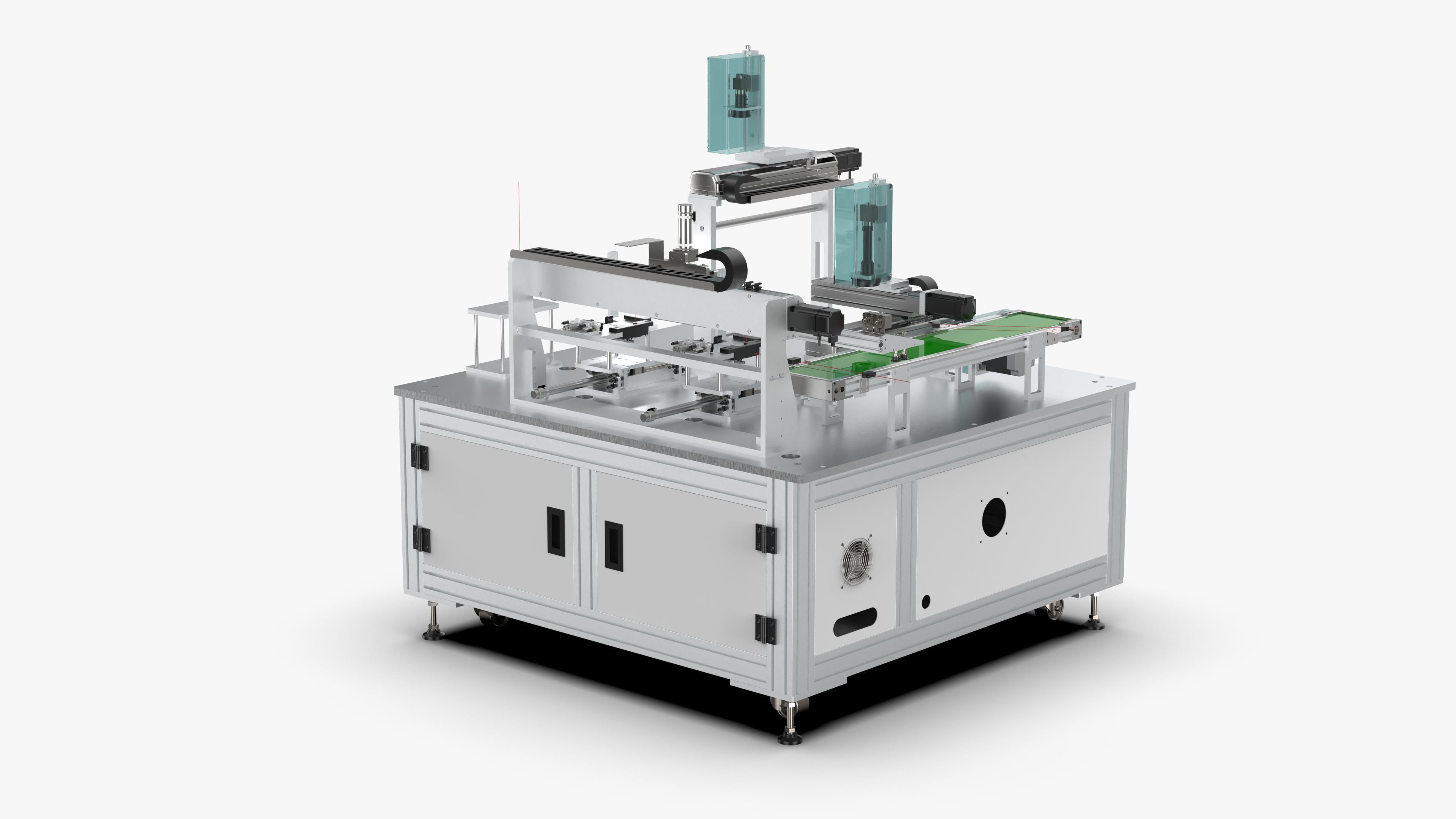 Automatic Power Battery Detection Machine 3D model_2